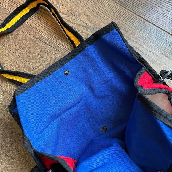 Tokiké *Colorblock Expandable Tote* | Geometric | Dust Bag Included | Adjustable - Picture 11 of 16